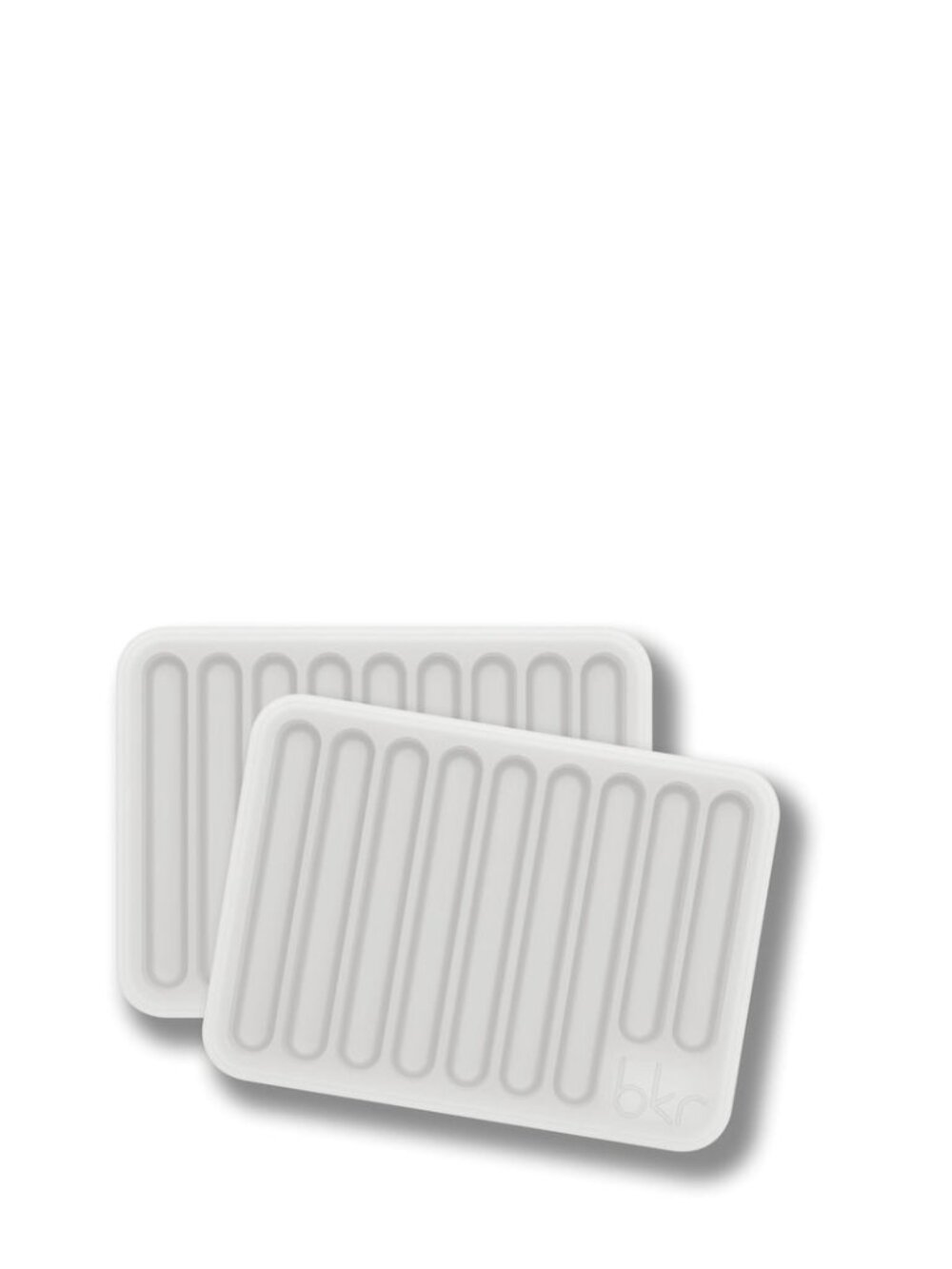 bkr Frost Clear Ice Tube Water Bottle Cube Trays (Set of 2) - New